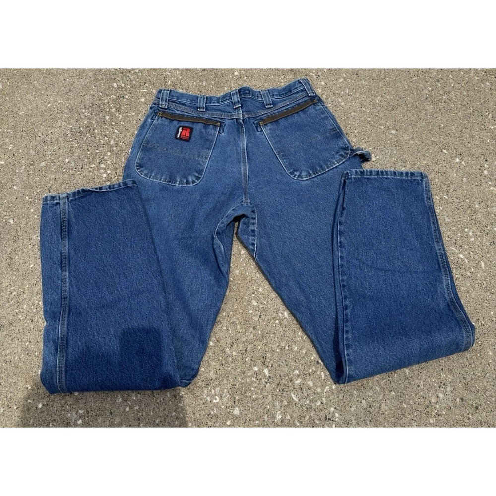 Wrangler Riggs Workwear Jeans Men's 34 x 36 Work Horse‎ Blue Denim